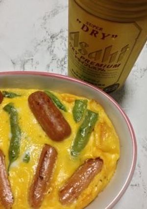 ウインナーとインゲンのキッシュ-レシピのメイン写真
