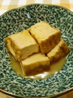 ★レンジで簡単!*厚揚げの煮物*です。♪-レシピのメイン写真