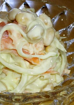大豆とスモークサーモンのサラダ-レシピのメイン写真