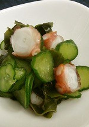 タコの酢の物-レシピのメイン写真