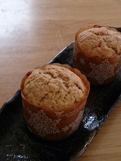 簡単おやつ☆全粒粉入りバナナマフィン-レシピのメイン写真