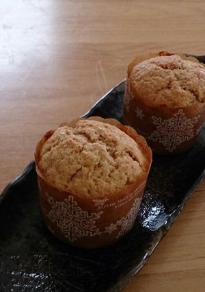 簡単おやつ☆全粒粉入りバナナマフィン-レシピのメイン写真