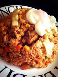 うまぁ〜残りのドライカレーでカレーピラフ-レシピのメイン写真
