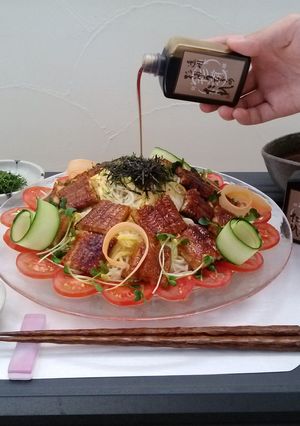 遠州　杉浦うなぎのうなぎそうめん-レシピのメイン写真