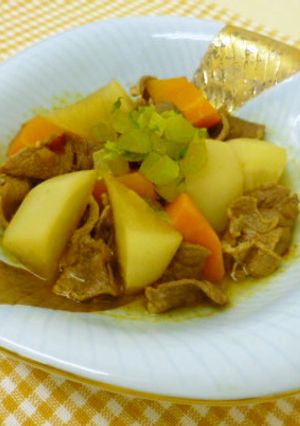 牛肉と根菜類のピリ辛煮込み-レシピのメイン写真