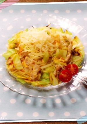 爽やかレモン風味の素麺チャンプルー-レシピのメイン写真