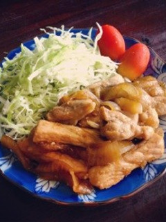 **玉ねぎたっぷり我が家の生姜焼き**-レシピのメイン写真