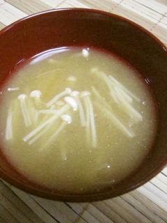 えのきと大根の味噌汁-レシピのメイン写真
