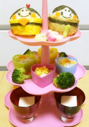 お雛さまタワー-レシピのメイン写真
