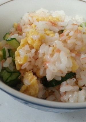 【ズボラ飯】おひとりさま鮭ちらし-レシピのメイン写真