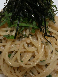 しそ大量消費☆たらこバターのしそパスタ-レシピのメイン写真