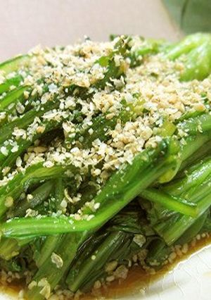 ポン酢で簡単！菊菜のおひたし-レシピのメイン写真