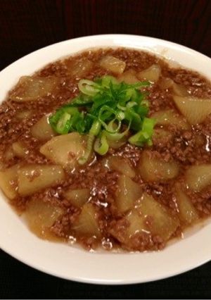 大根とひき肉のとろとろ生姜煮-レシピのメイン写真