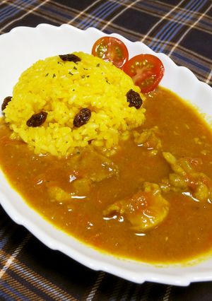 夏にはコレ！トマトチキンカレー-レシピのメイン写真
