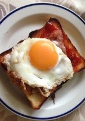 目玉焼きトースト-レシピのメイン写真