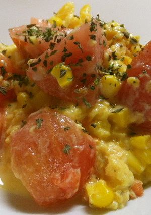 トマトと卵のスクランブルエッグ風-レシピのメイン写真