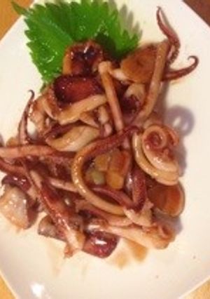 美味しいイカゲソ❤にんにく風味-レシピのメイン写真