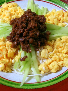 私のジャージャー麺風そうめん-レシピのメイン写真