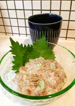 夏のおつまみ☆とっておきの『オクラ納豆』-レシピのメイン写真
