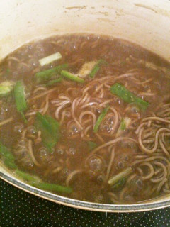 食べ終わった鍋で作るカレーそば(うどん)-レシピのメイン写真