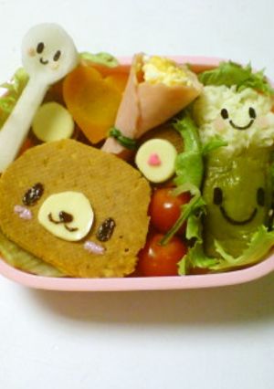 てのりくま弁当-レシピのメイン写真