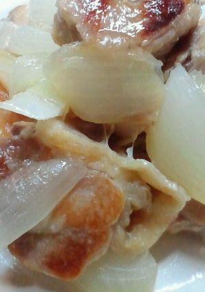 鶏肉と玉ねぎの塩麹炒め-レシピのメイン写真