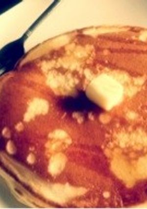 ふわふわホットケーキ♪♪.-レシピのメイン写真