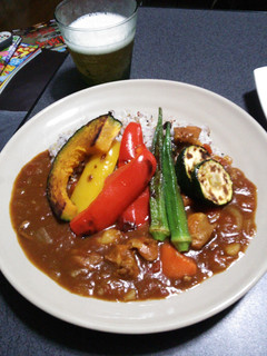 夏野菜でカラフルカレー-レシピのメイン写真