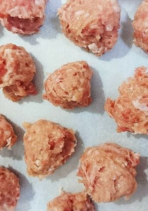 ☆力士直伝!?ちゃんこの肉だんご☆-レシピのメイン写真