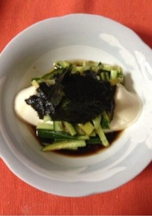 パッと一品！中華風豆腐と胡瓜和え☆-レシピのメイン写真