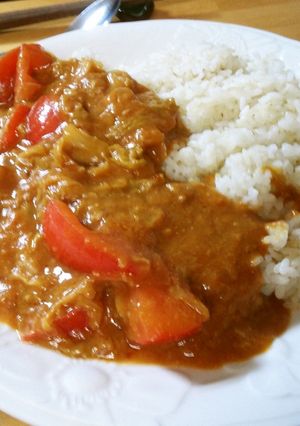 キャベツとトマトのハヤシライス-レシピのメイン写真