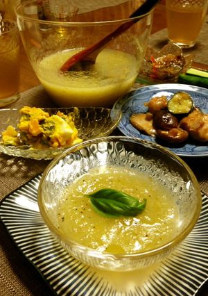 冷やして美味しい＊茄子のスープ＊-レシピのメイン写真