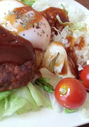 夏の簡単ロコモコ-レシピのメイン写真