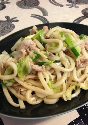 おつまみ塩焼きうどん-レシピのメイン写真