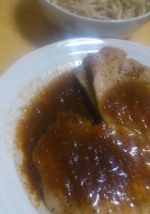 簡単♪豚ロースのオニオンソース-レシピのメイン写真