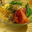 オクラとトマトのサラダ蕎麦☆夏のランチに