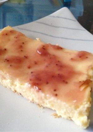 レシピひろがるプレーンNYチーズケーキ風-レシピのメイン写真