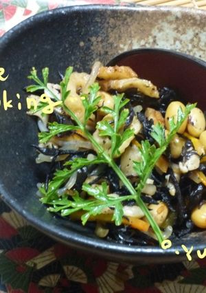 母の味!ひじきの煮物-レシピのメイン写真