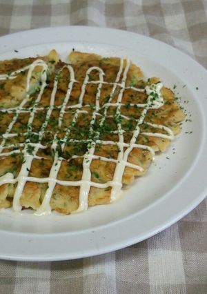 米粉でもっちり☆ねぎ焼き-レシピのメイン写真