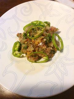 かんたん鯵のなめろう風〜-レシピのメイン写真