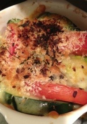 イワシ缶とズッキーニとトマトのオーブン焼-レシピのメイン写真