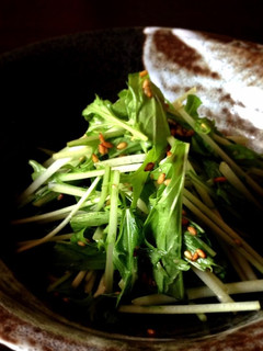 水菜の中華風サラダ-レシピのメイン写真
