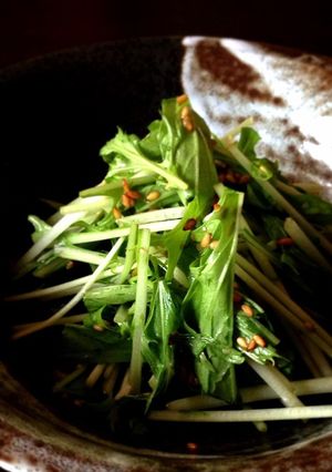 水菜の中華風サラダ-レシピのメイン写真