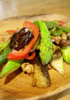 夏野菜と豚肉のオイスター炒め-レシピのメイン写真