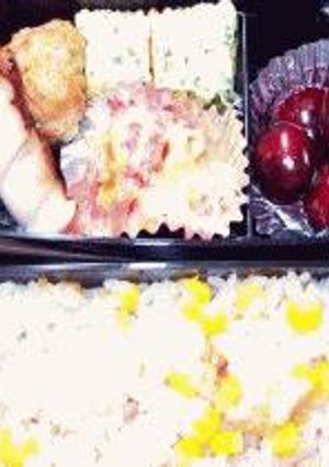 しゃきっとコーンで炊き込みご飯だよん。-レシピのメイン写真
