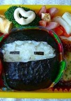 たまごっちキャラ＜ござるっち＞弁当（2005.11.15）-レシピのメイン写真