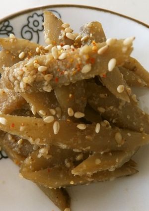 きんぴらごぼう☆ノン油＆繊維でダイエット-レシピのメイン写真