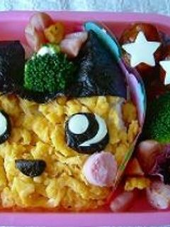 たまごっちキャラ<まめっち>弁当(2005.11.17)-レシピのメイン写真