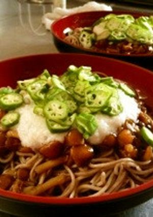 なめこのぶっかけ蕎麦-レシピのメイン写真