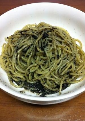 簡単!和えるだけ!黒ごまのパスタ-レシピのメイン写真